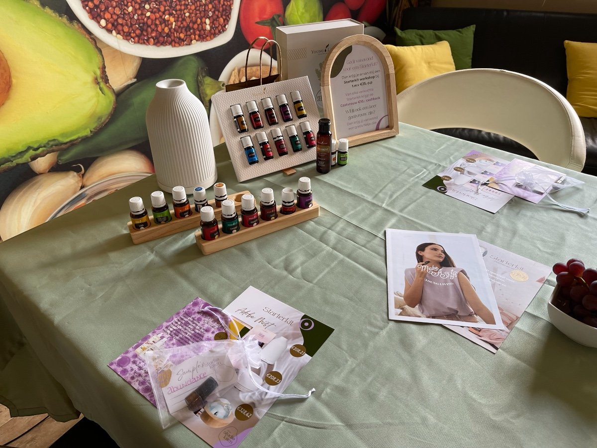 Aroma workshop de olieflesjes