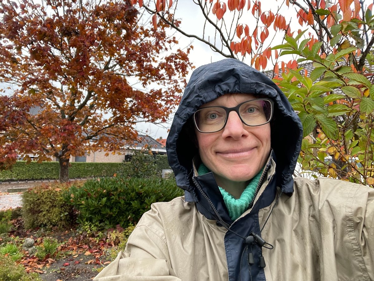 wandelen in de regen